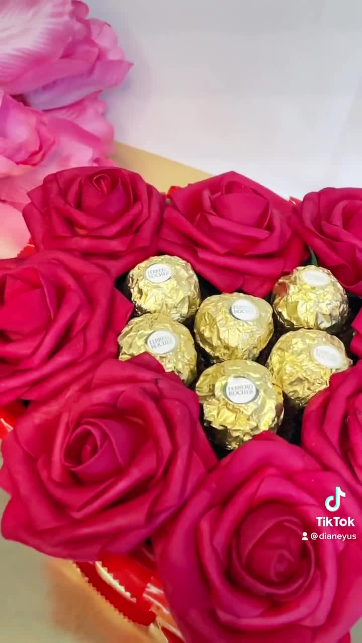 Onza Bouquet de bonbons en forme de cœur à offrir Cadeau d
