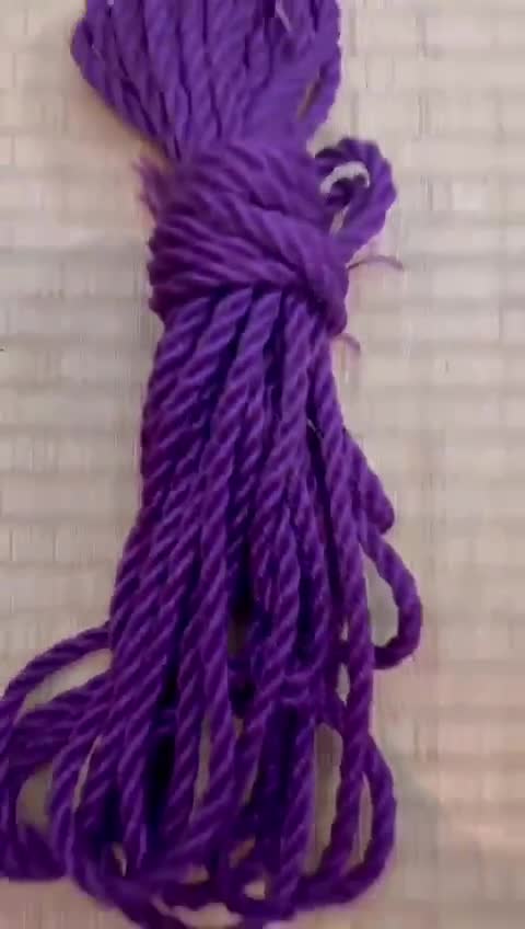 Shibari Rope. 1 Ply 'violet Fully Treated' Tossa Jute Rope. 8 Meter 26ft  Vegan-friendly Handmade Bondage Rope. -  Canada