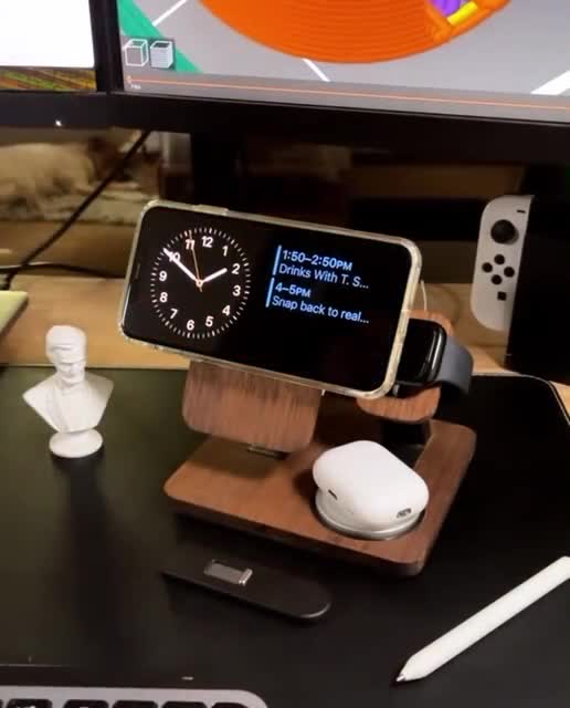 Beacoo apple watch stand charging stand dock station airpods stand charging online docks