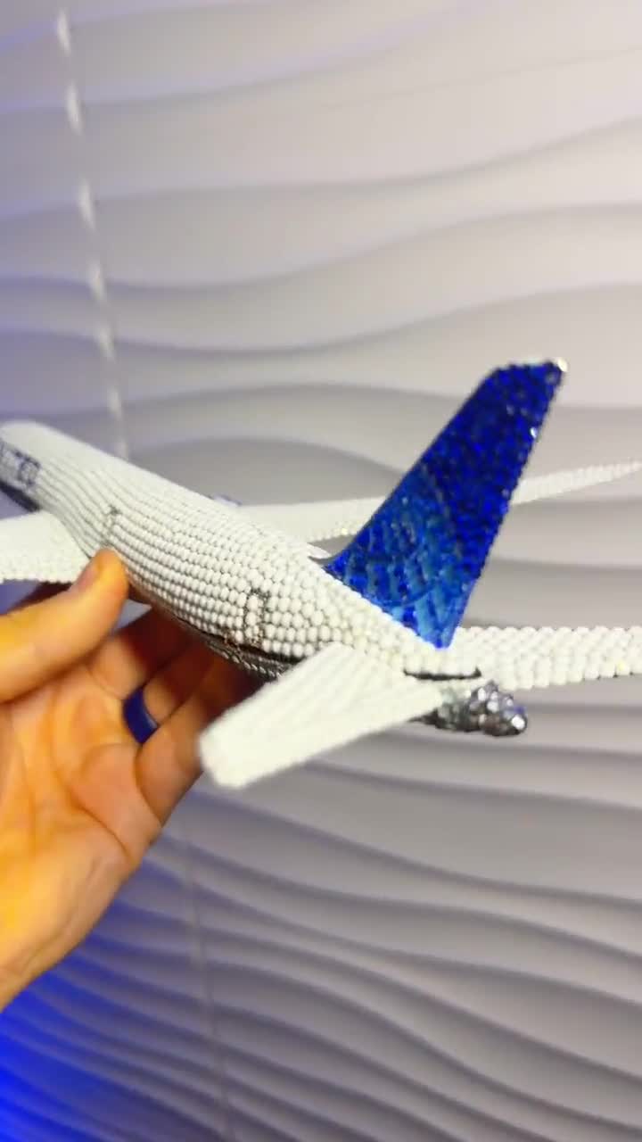 ユナイテッド航空 787-10 模型飛行機 | 1:200スケール ラインストーン