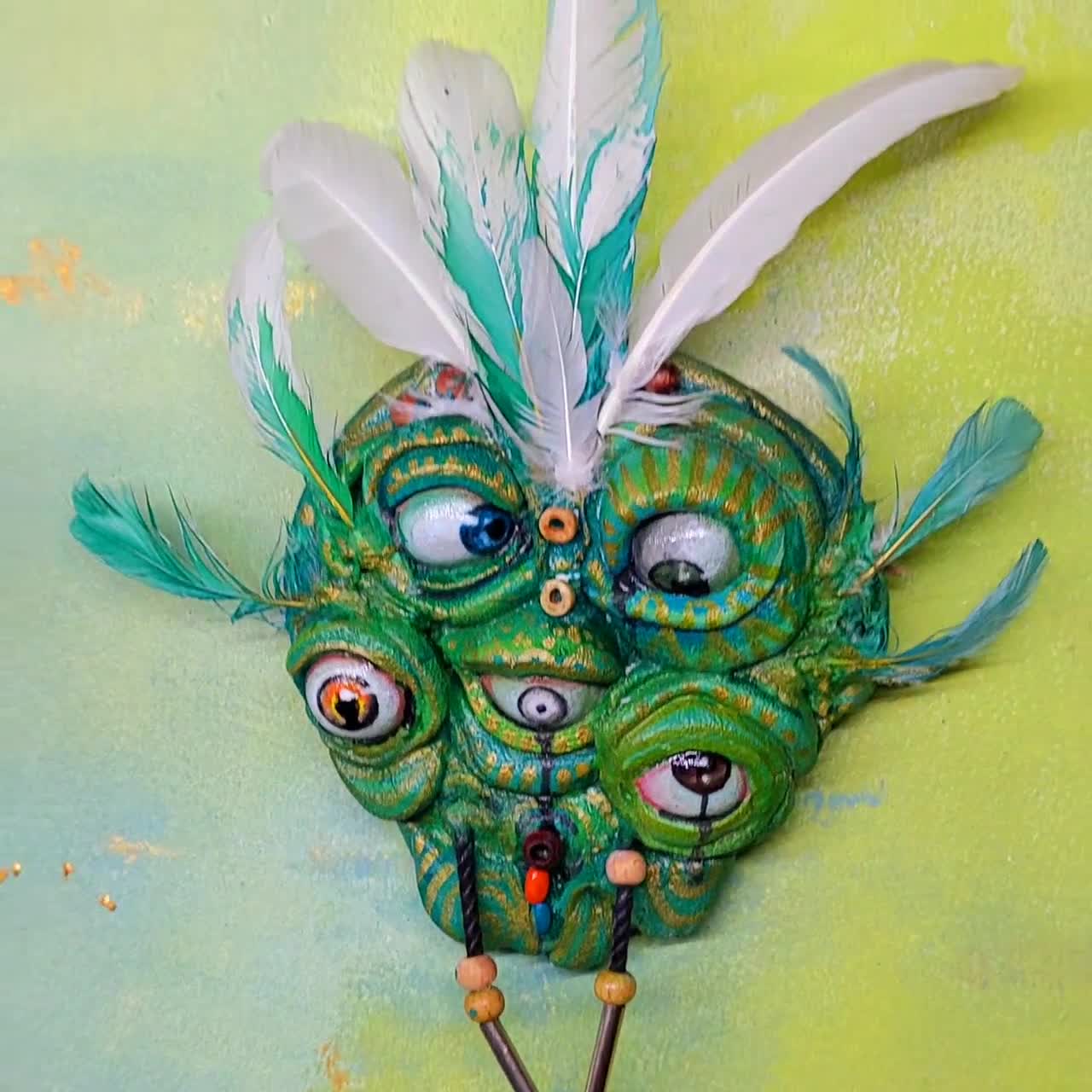 Face of Pain hotsell - OOAK - One of a kind sculpture- wall art