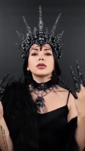 ゴシッククラウン、邪悪な女王、ダークフェアリークラウン