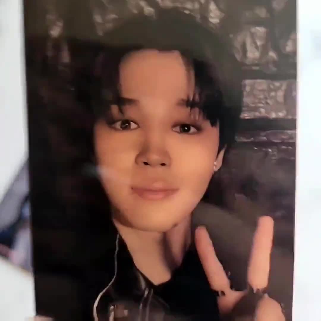 Jimin's Production Diary Fanmeet PC Jimin BTS Broadcast Photocard Jimin Face  Documentary Replica Pc 