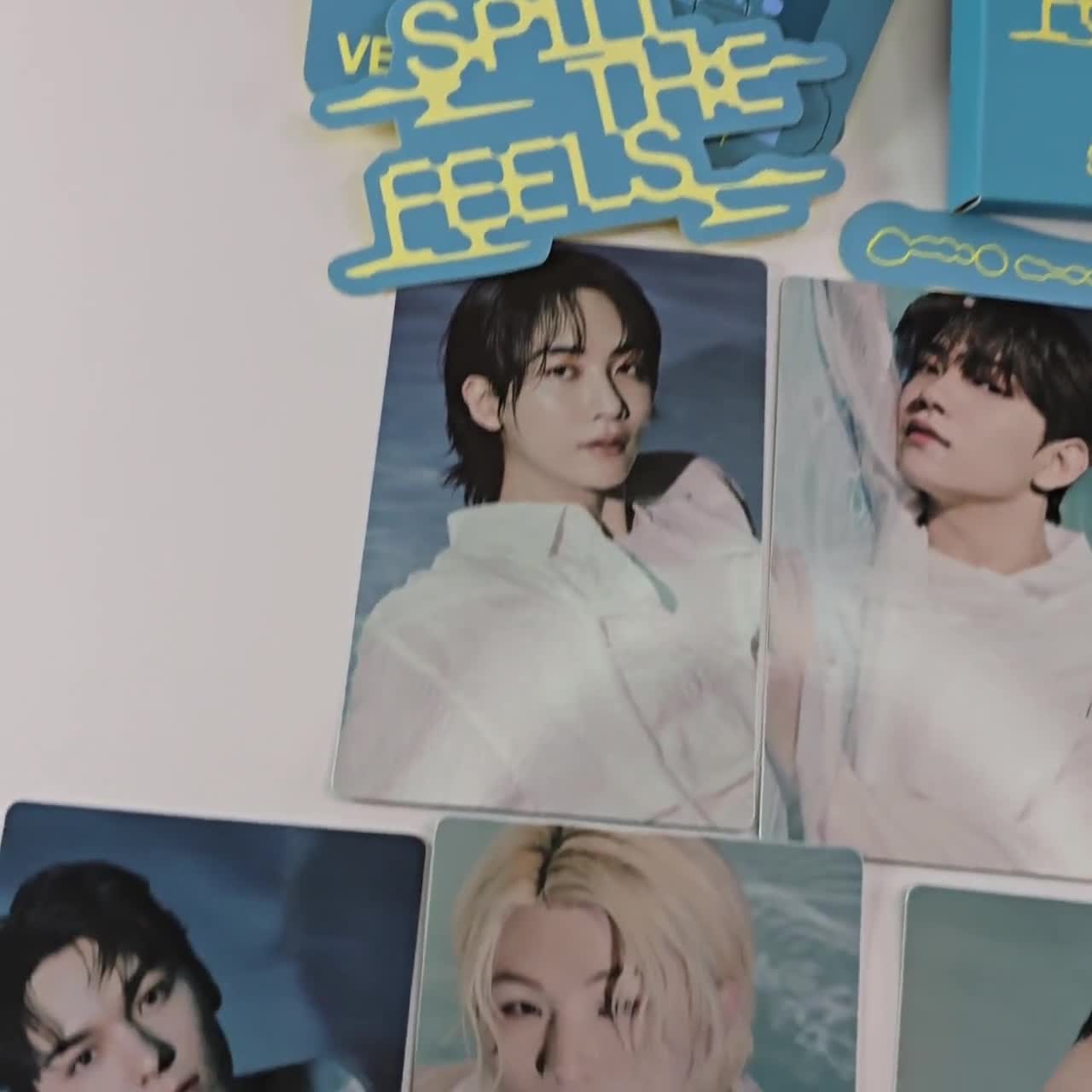 SEVENTEEN [official] Feel Blue Photocard Set - Etsy