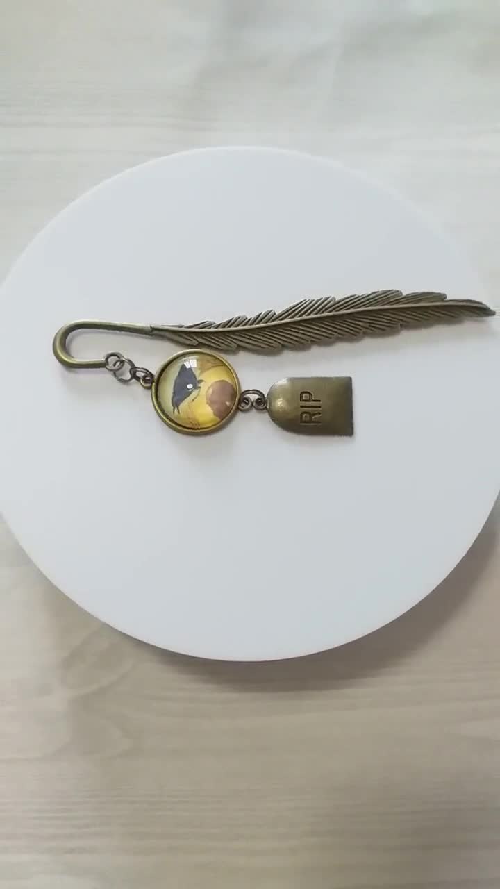 Marcapáginas Cuervo Metal Vintage