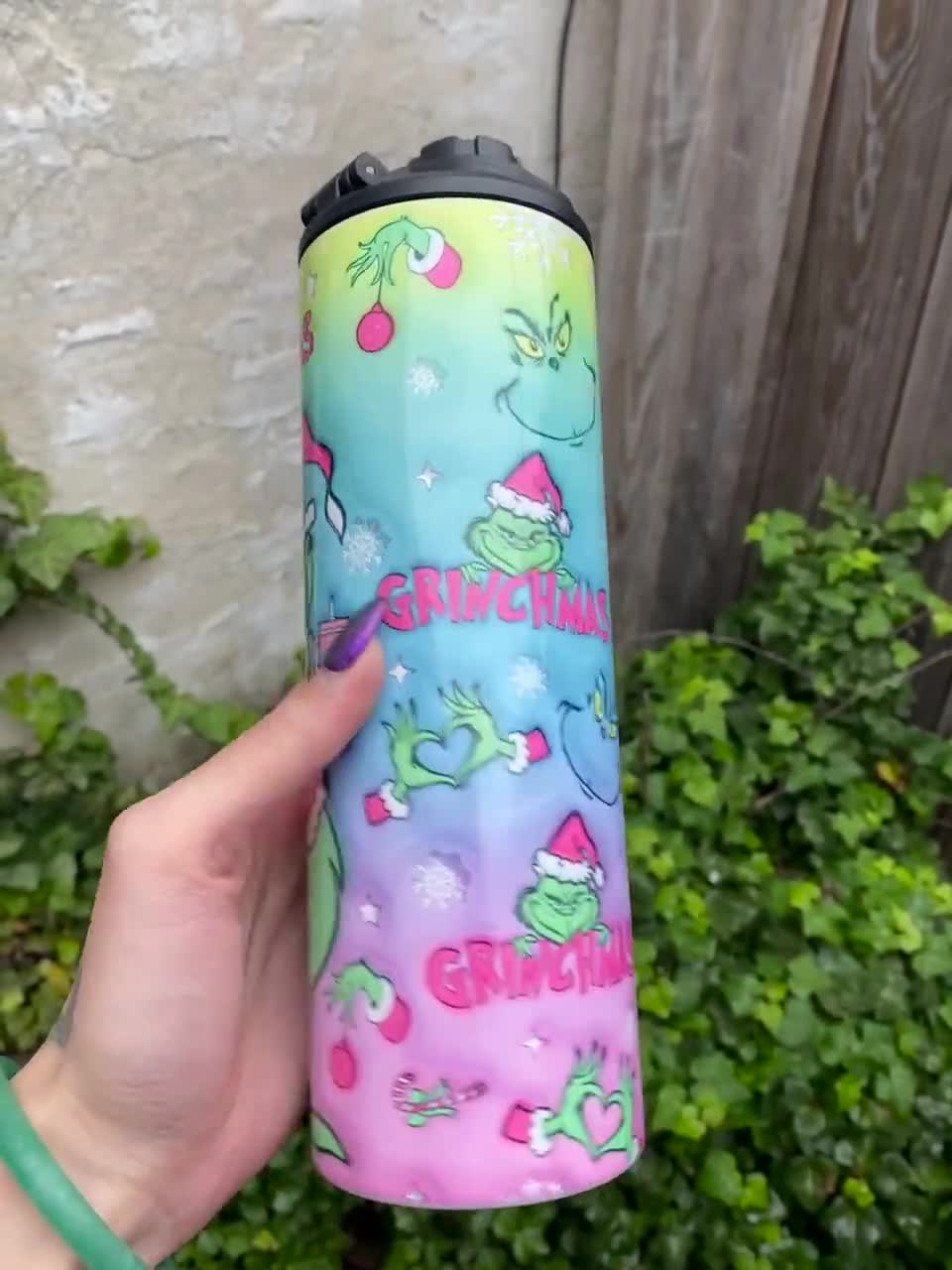 The Grinch, Feeling Extra Grinchy Today Stainless Steel Water Bottle