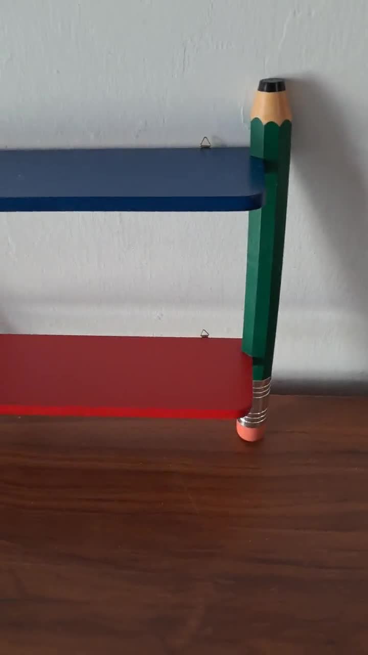 ヴィンテージ ピエール サラ クレヨン/鉛筆 ウォールシェルフ - Etsy 日本