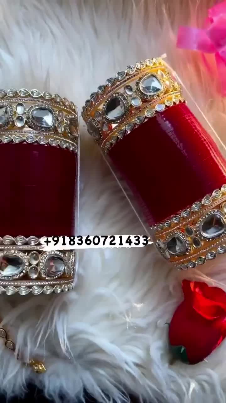 Bridal Bangles , Bangle Set , Mehrun with Zarican, Choora, Chura, Chooda, Chuda, Chooras by SRK