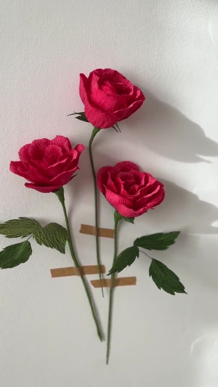 CrafTreat Confezione Di Carta Per Decoupage A4 – 8 Fogli Con Rose Rosse E Limoni Per Decorazioni Fai Da Te - 2