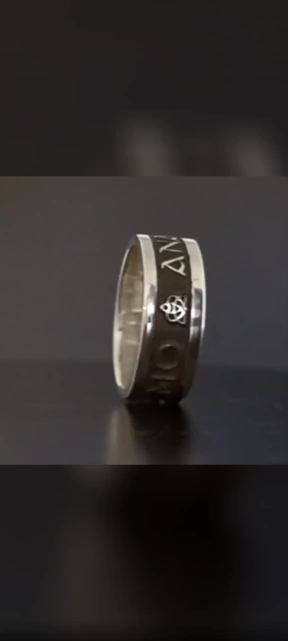 Alliances Anam Cara Artisanales Irlande - Or 14 Carats Et Argent Sterling - Taille Personnalisable