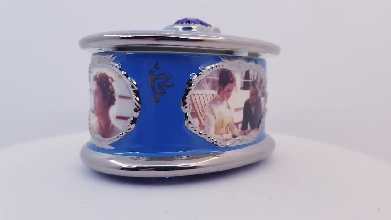 Rose - ''titanic'' Ardleigh Elliott Music Box With Certificate of