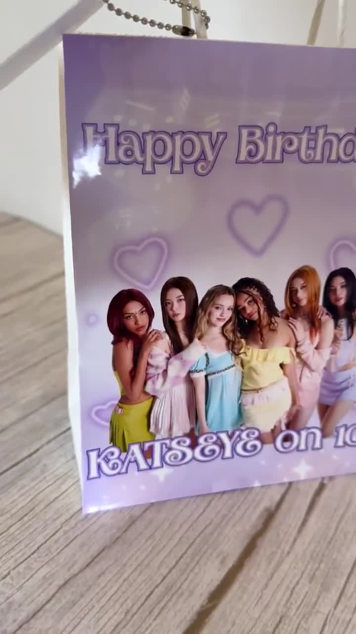 KATSEYE Birthday Gift Bags, Kpop Party Favors - Etsy