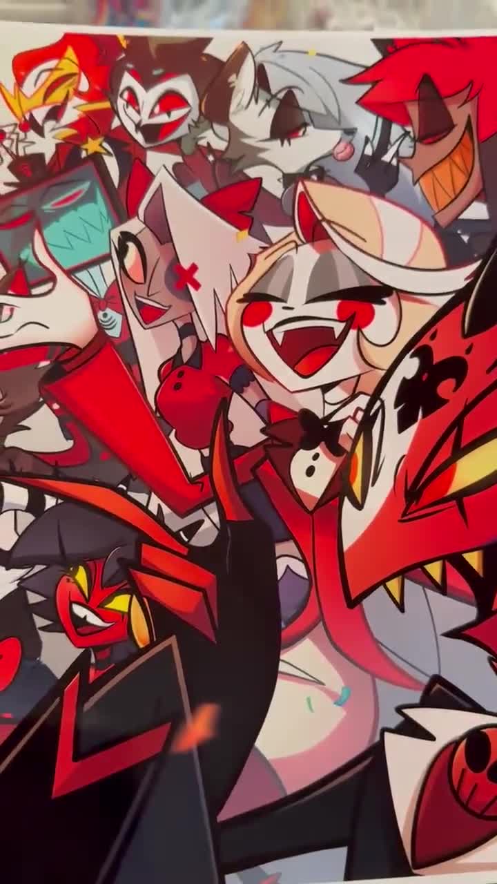 Hazbin Hotel Crossover Print - Etsy