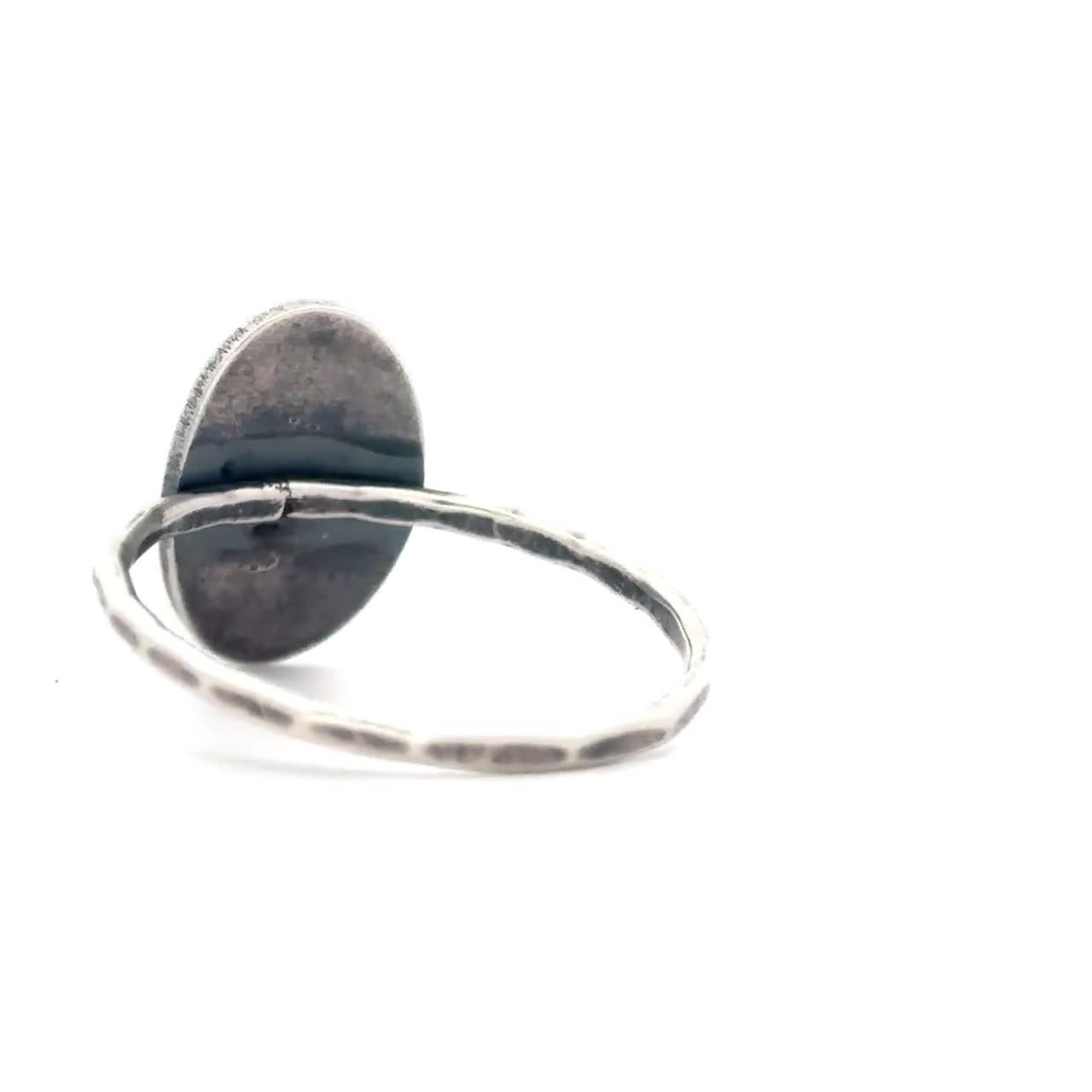 Sterling Silver Medusa Ring – Greek Mythology Oval Signet – Serpent Jewelry Snake Goddess – Pagan Witchy Ring – Handmade Occult Dark Fantasy video poster