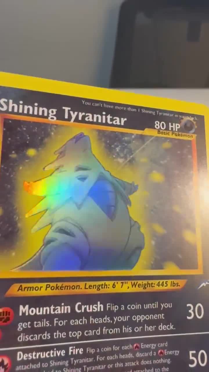 ポケモン - ポケモンカード　ひかるバンギラス　1st ED 1st Edition Shining Tyranitar  英語 ポケモン - ポケモンカード ひかるバンギラス 1st ED 1st