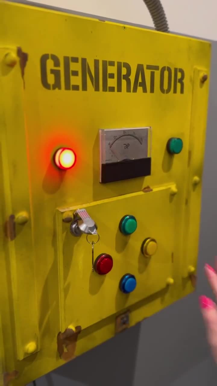 Generator Escape Room Prop with game "Simon says" video poster
