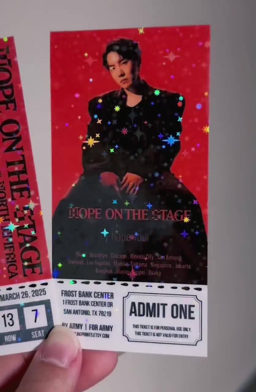 BTS J-hope | Hope on the Stage World Tour - (personalized