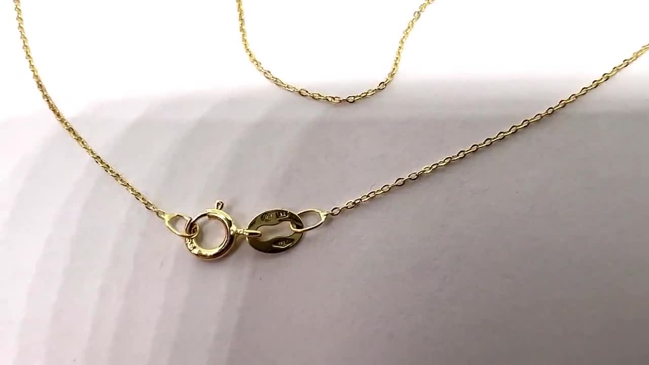 18k 750% solid yellow gold chain