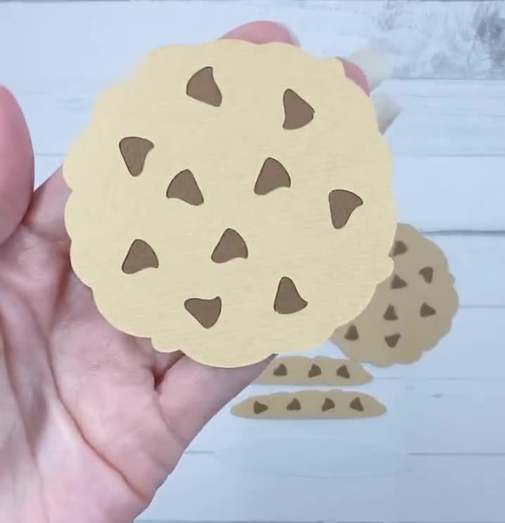 Tissue Paper Chocolate Chip Cookie Craft For Kids