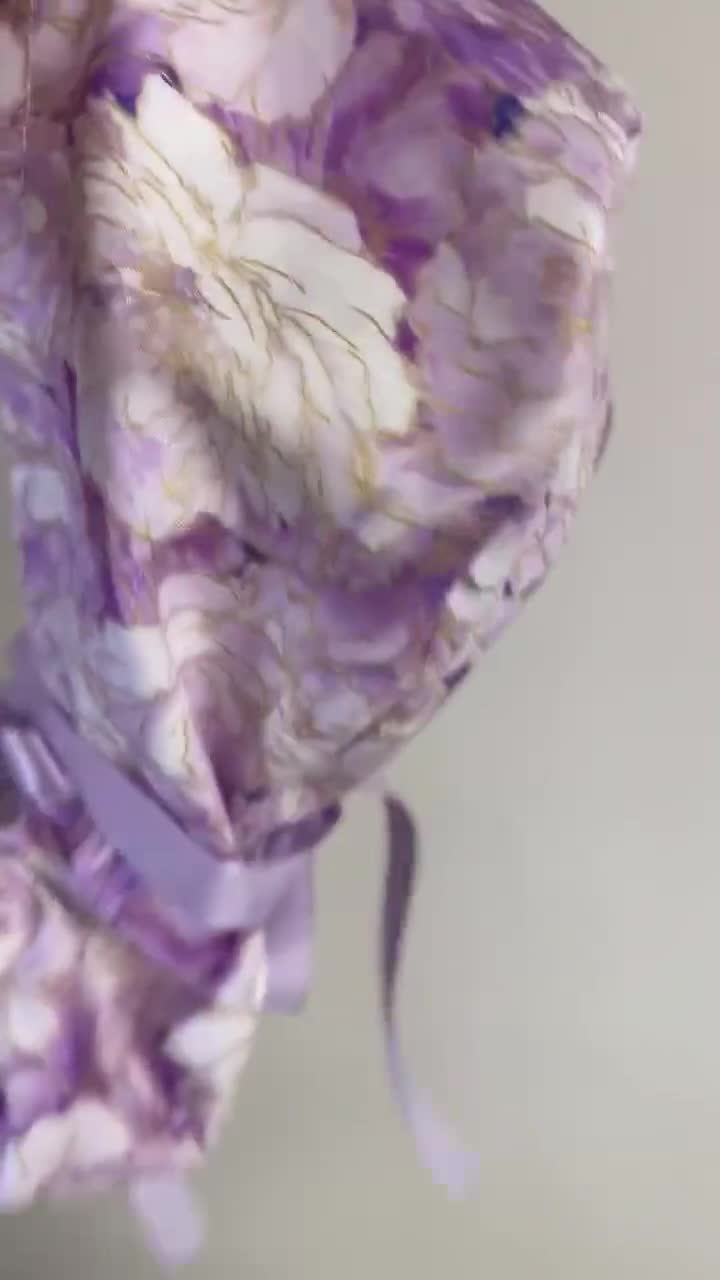 Gorro de quirófano floral para mujer, gorro de enfermera estilo europeo, gorro de quirófano con cola de caballo, gorro de quirófano dental, gorro de quirófano unisex, ideas de regalo para enfermeras. video poster