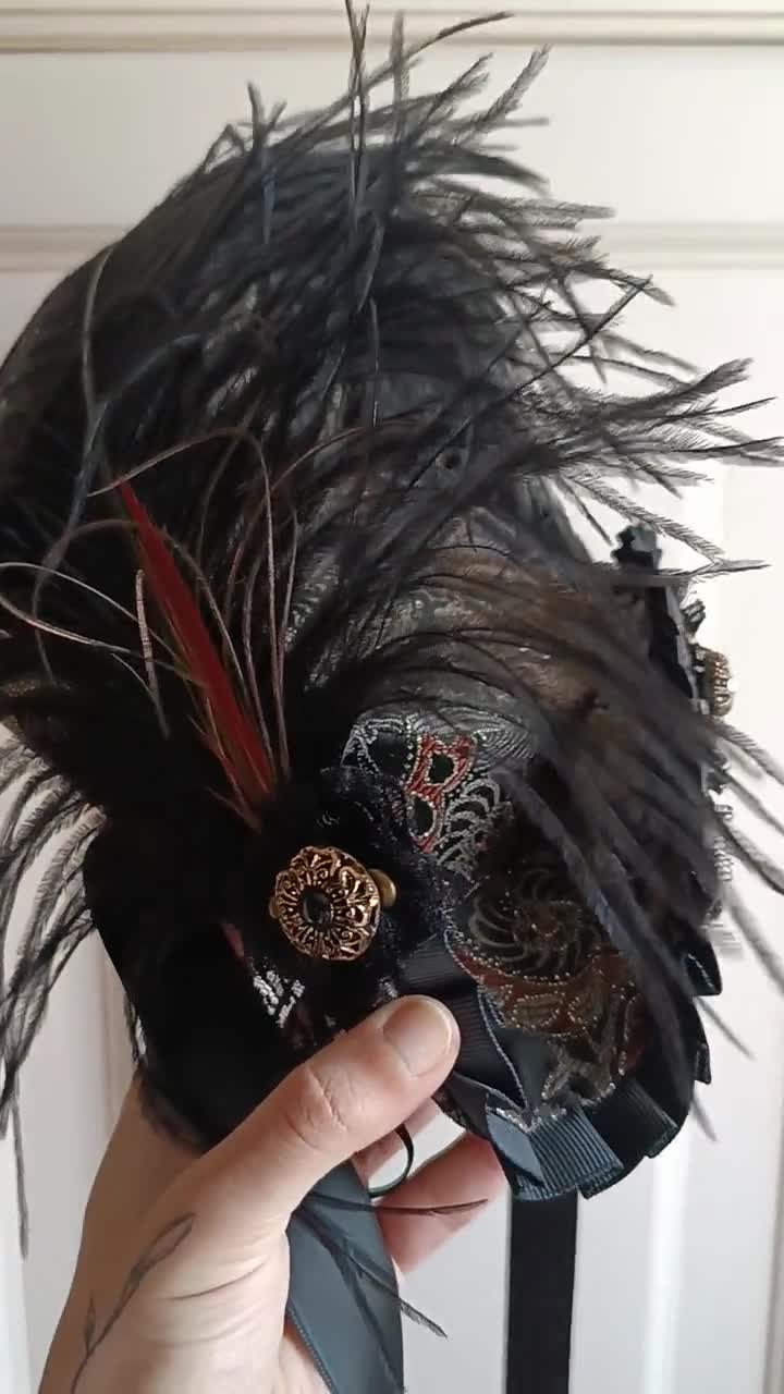 2 Stück Prince Hut Mit Feder – Verstellbarer Cosplay Hut Für Karneval, Maskenball & Partys
