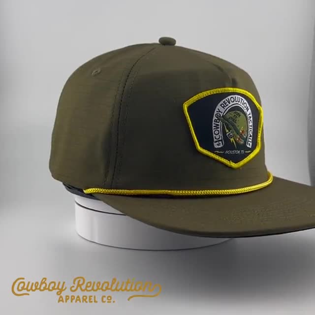 Born to Chill Cowboy Revolution Tactical Green Ripstop Rope Hat - A  Perfect Blend of Western and Military Style– Cowboy Revolution Apparel Co.