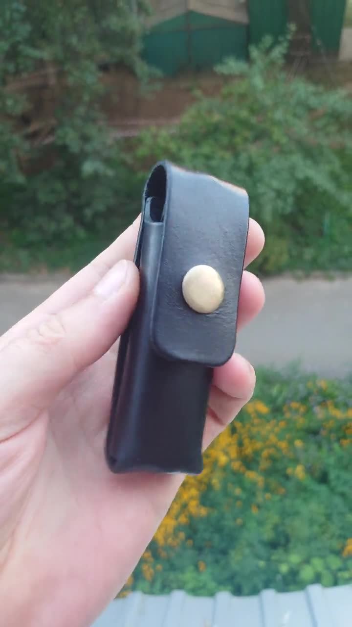 Leather Belt Sheath for Victorinox 91-93mm Knife: Pioneer, Farmer