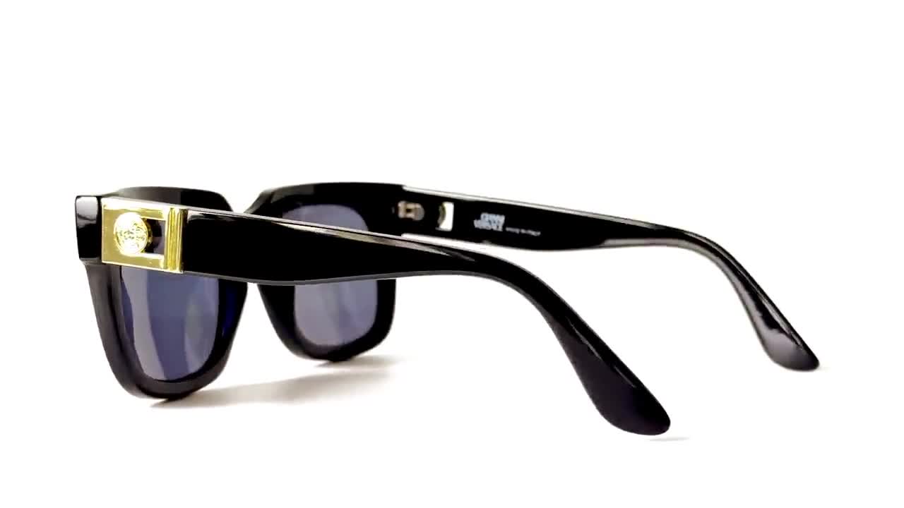 希少✨Gianni Versace 80s Vintage Sunglasses Gianni Versace S 63 Vintage Sunglasses Gold Color Frame