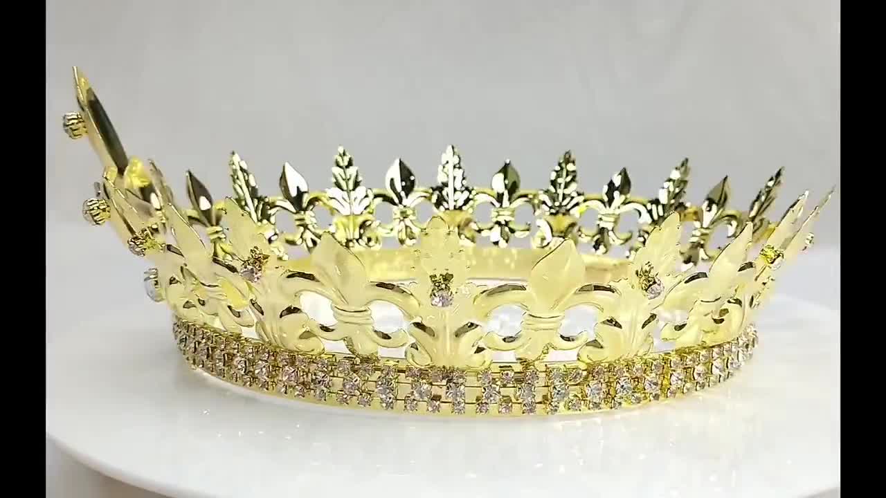 Metal King's Crown for Men 