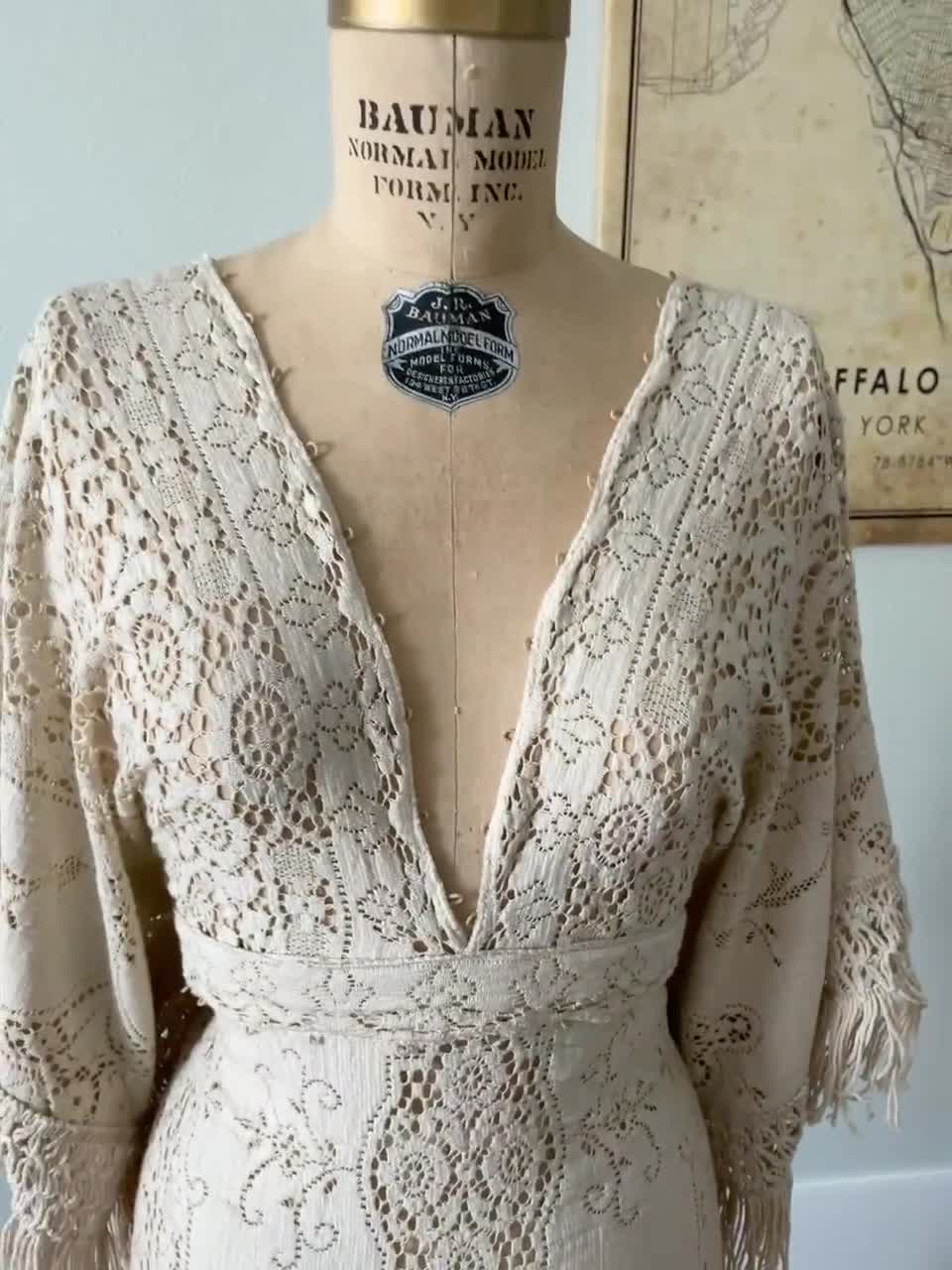 High neck lace dress | Sandro | Sandro Secondhand