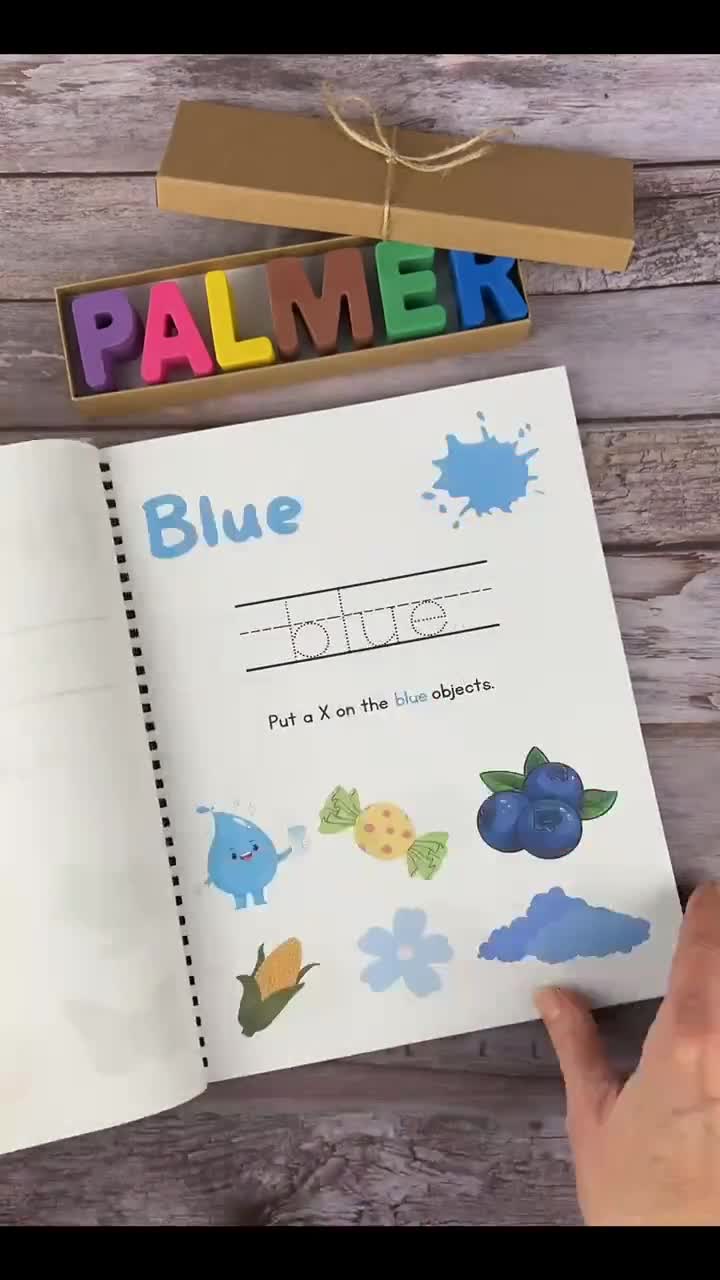 Personalized Kids Color Books Coloring Fun Activity Pages Unique Kids Gifts  for Birthdays and Holidays Travel Activity Books 