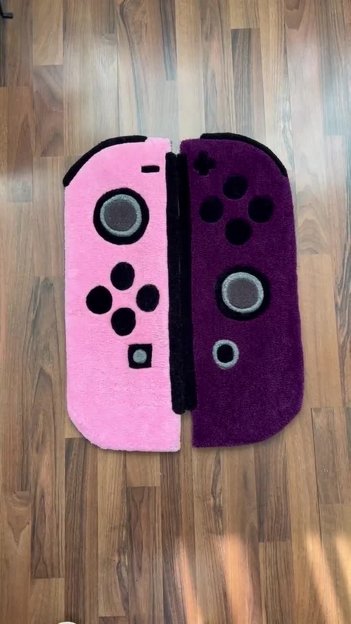 Tufted Nintendo Switch Rug | Anime Rug | Custom Rug | Handmade Rug store | Tufted Rug | Rug for Bedroom Aesthetic | Gaming Decor | Birthday Gift