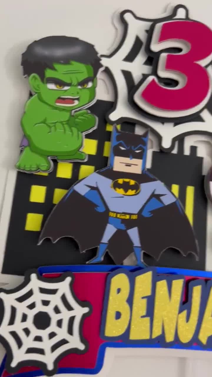 Superhero Cupcake Toppers - Free Printables