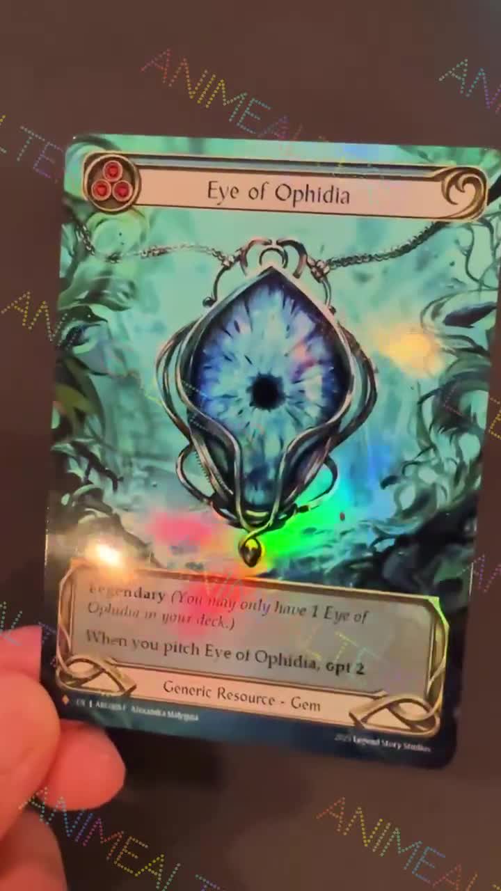 Eye of Ophidia - Gem Proxy Alter - Flesh and Blood TCG - Etsy