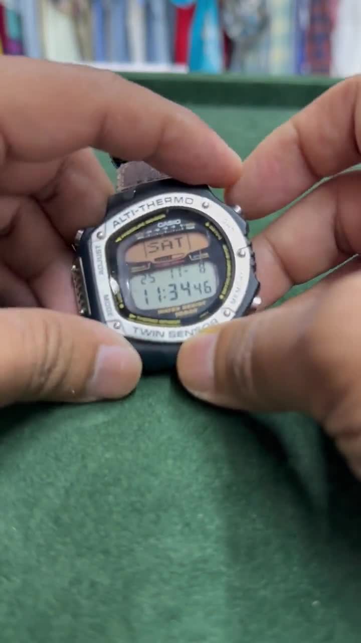 Vintage Casio Protrek Twin Sensor DPX-410 Japan M Altimeter