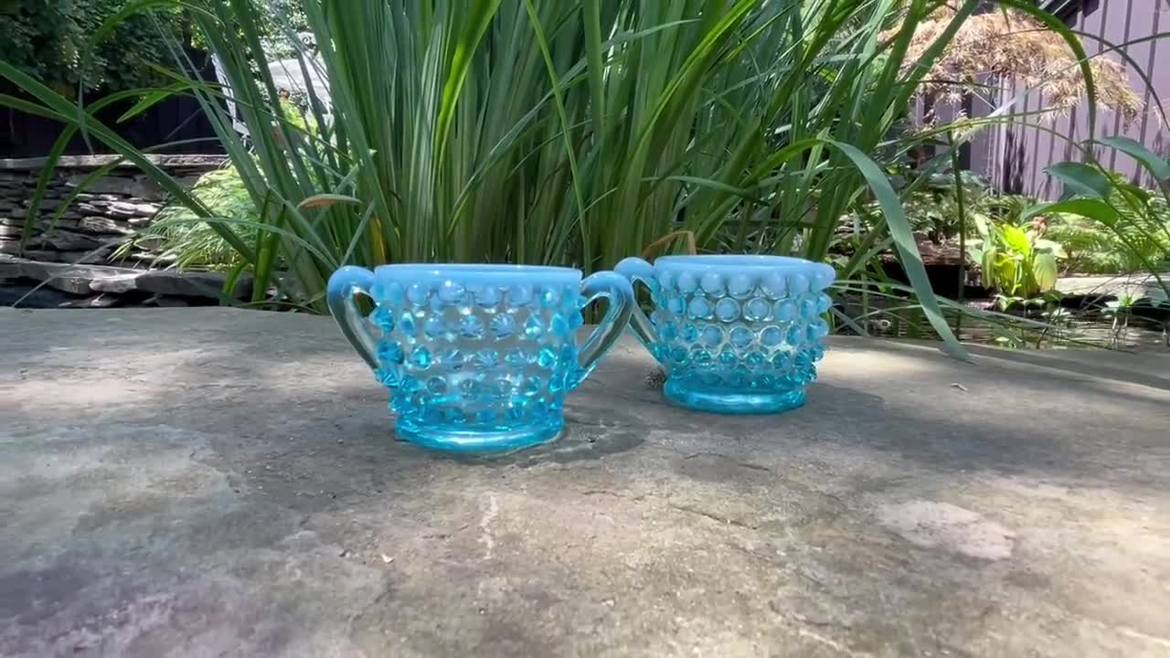 ヴィンテージ フェントン ホブネイル クリーマー＆シュガー