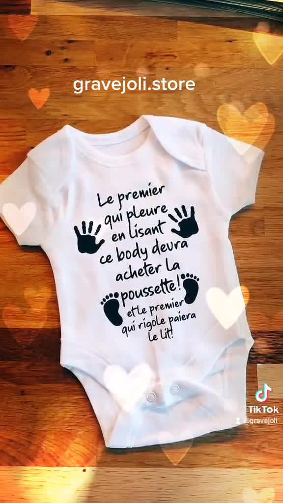 Body pour bébé personnalisé ⋆ Creatoo