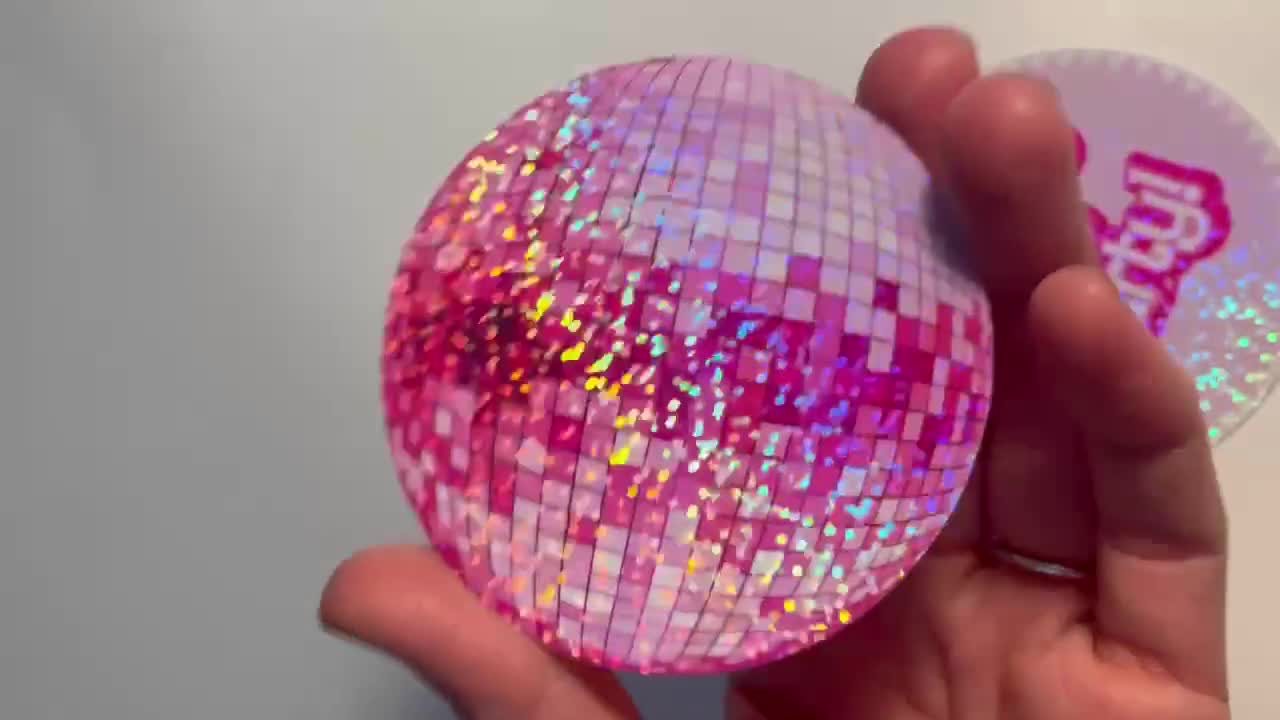Pink Disco ball  Sticker for Sale by BellaPendy2