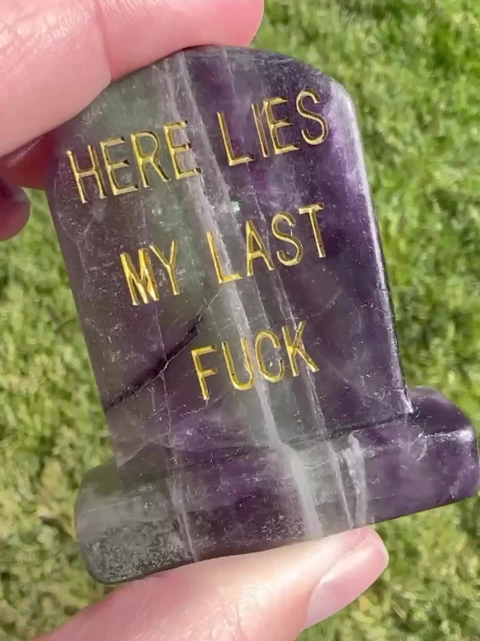 Lápidas de cristal, lápidas, aquí yace mi último f*** video poster