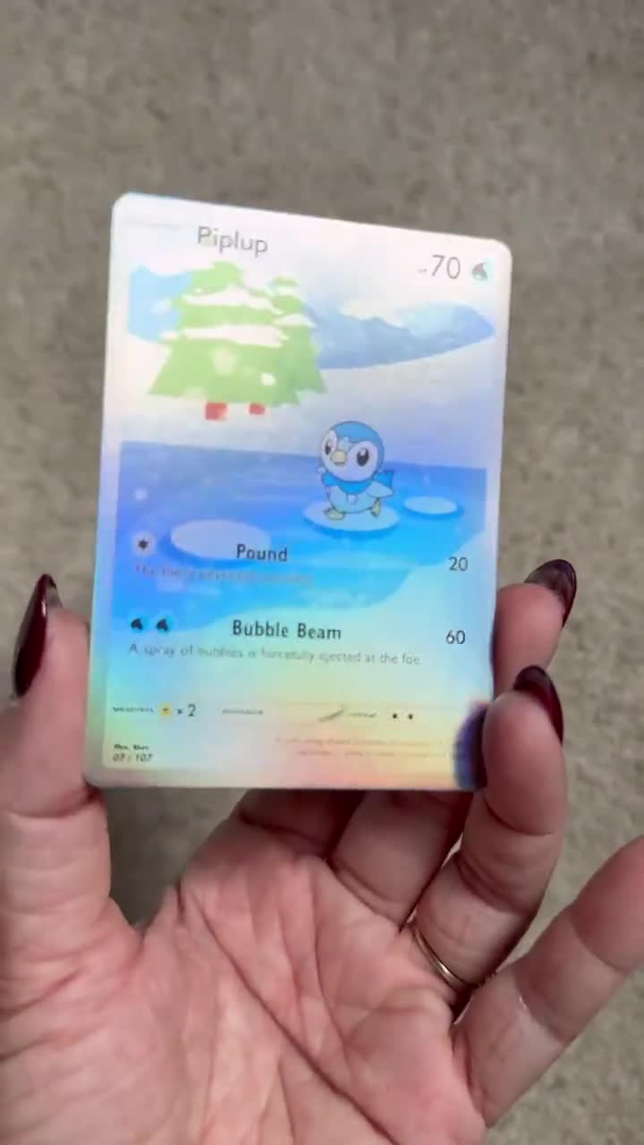 Custom Piplup Card