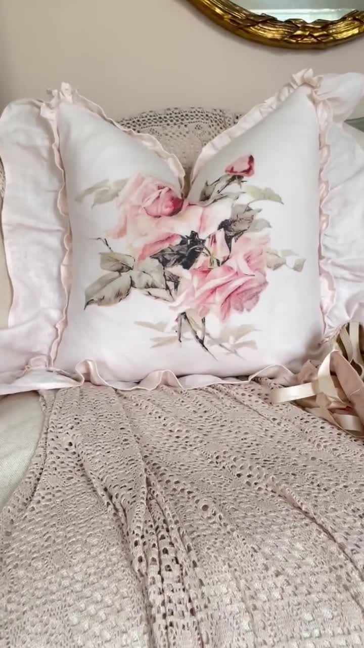Serafina Dusty Rose 18-Inch Throw Pillow - Pillow Perfect