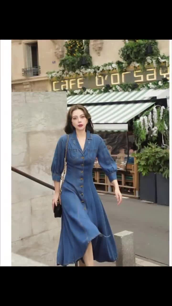 chinese dress ladies Tencel Dress – Shop j. hall main image 0
