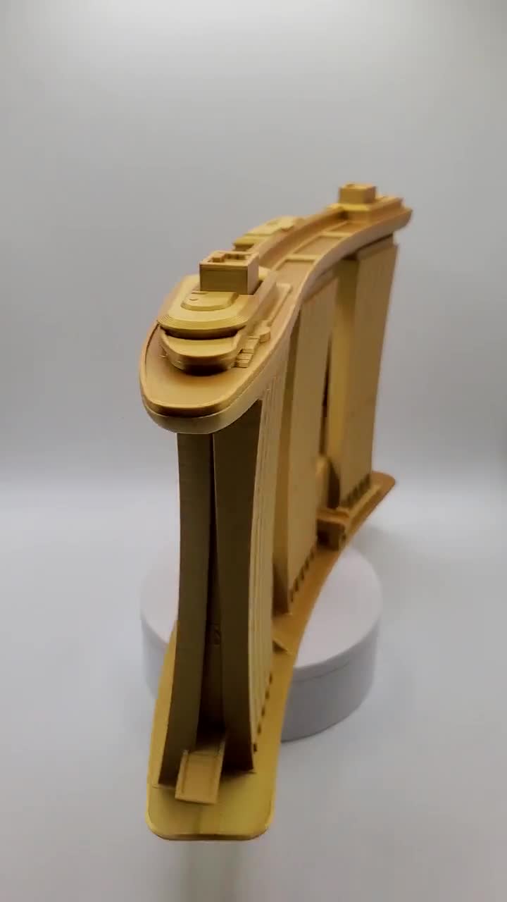 マリーナベイサンズの模型、ジオラマ、精巧なシンガポールのランド