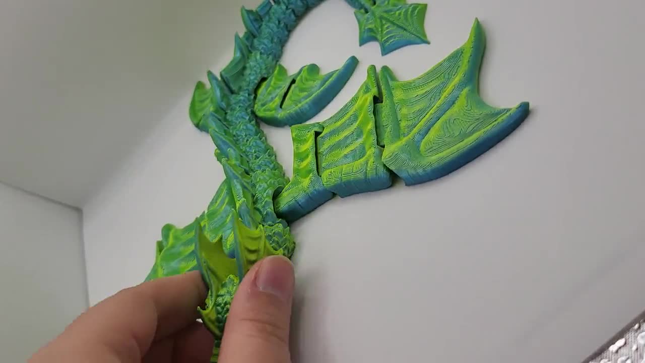 Sea Dragon Articulated 3D Print Etsy 