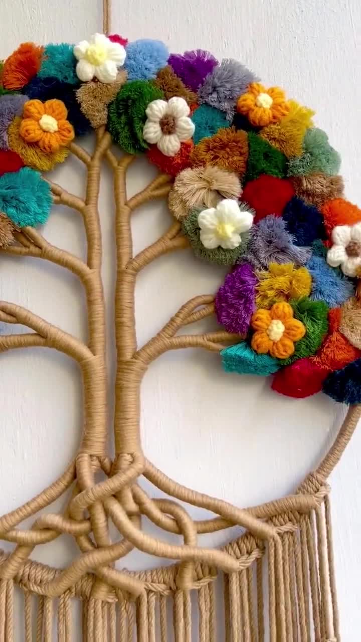 Tree of Life Macrame Wall Hanging: Boho Nursery Decor - Etsy