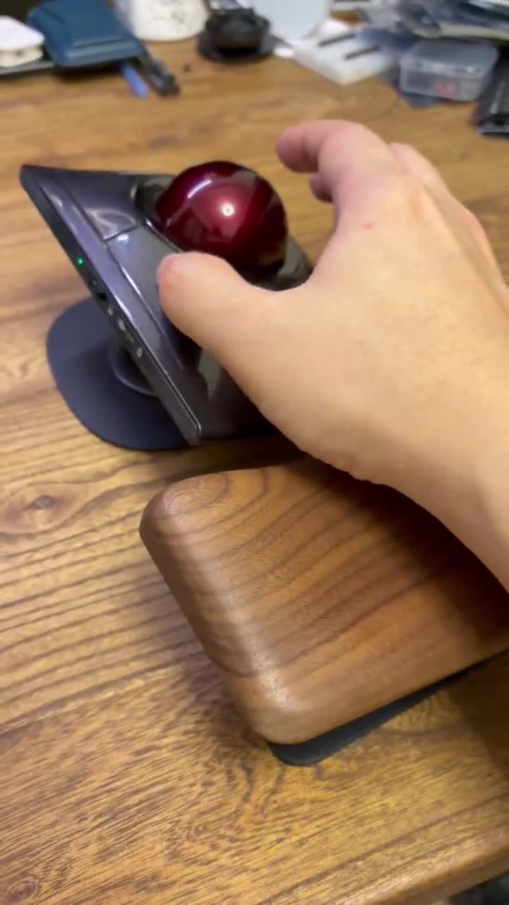 Kensington Slimblade Pro Trackball Tilt Base Kit With Wrist Rest