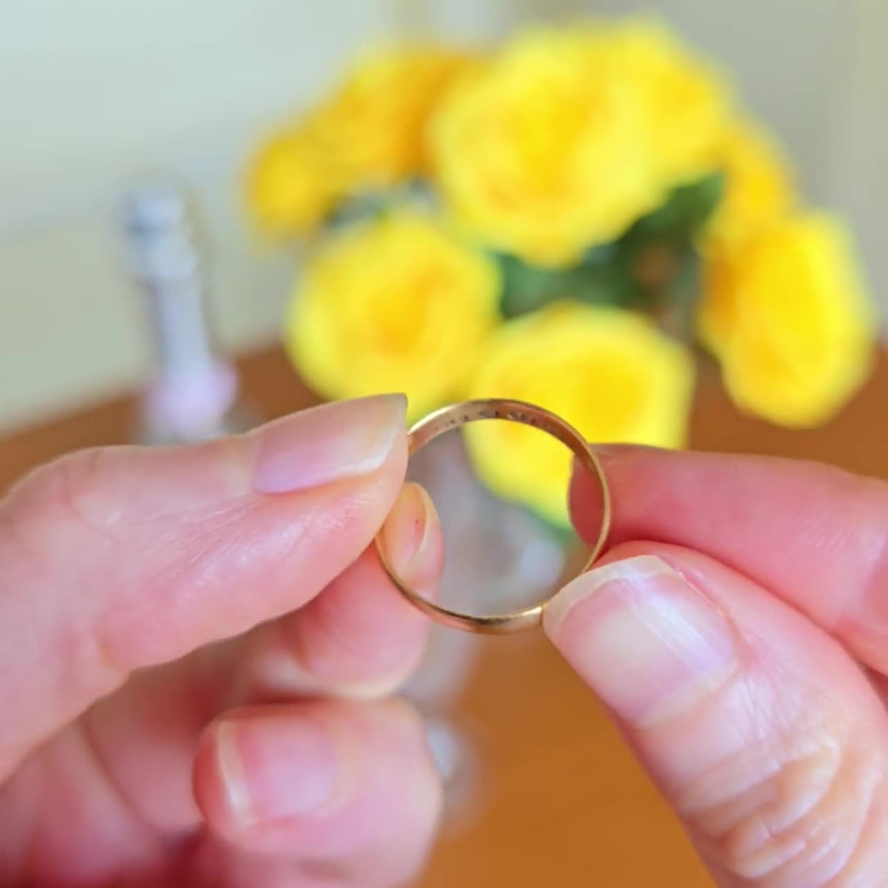 22ct Gold Antique Victorian Wedding Band, Fully Hallmarked