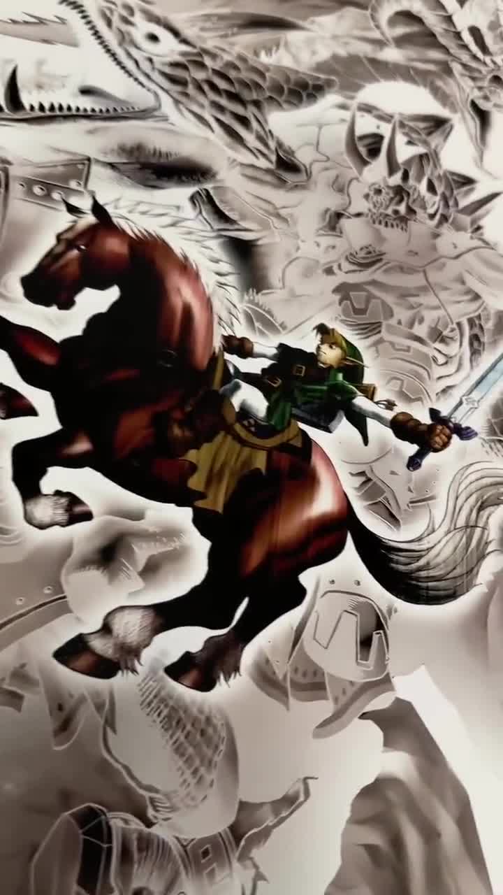 The Legend of Zelda Ocarina of Time Japanese Promotional Poster