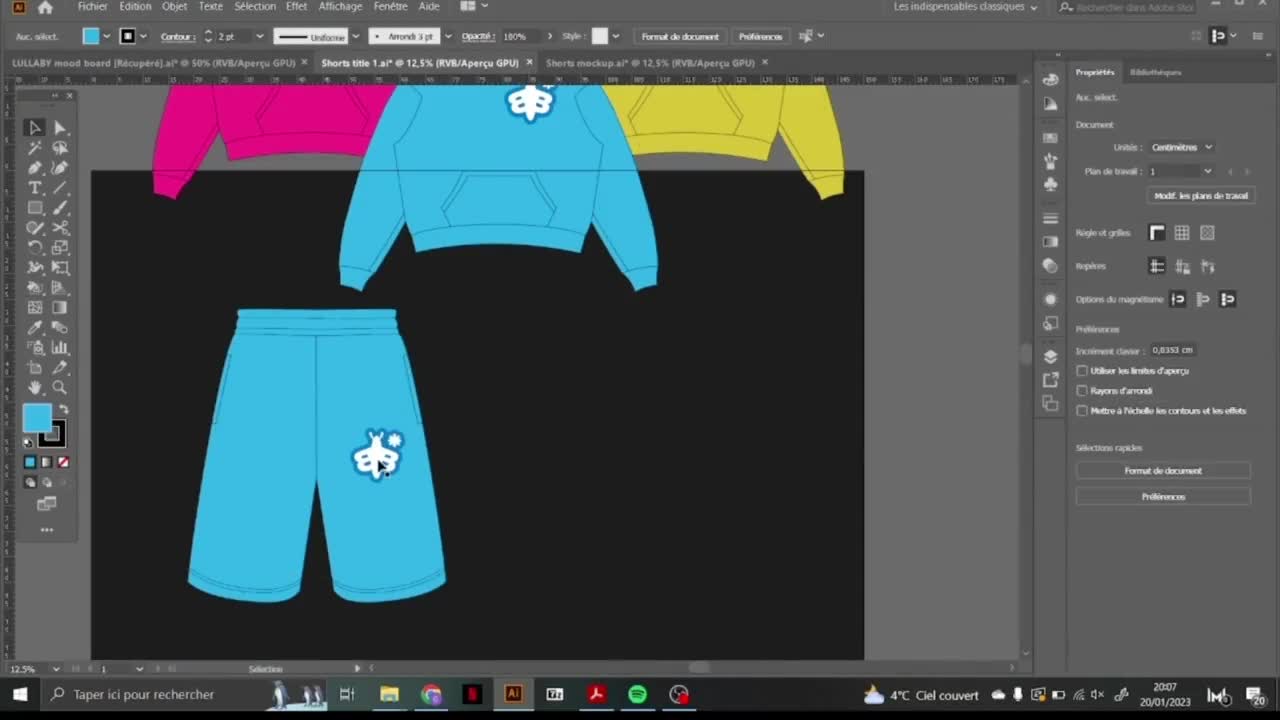 Streetwear Shorts Template Streetwear Vector Tech Pack Vector