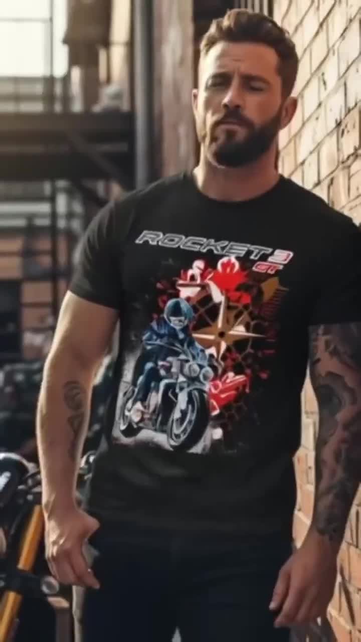 Can-Am On-Road T-Shirt Spyder Ryker Motorrad T-Shirt Dreirad Freedom Rider Top für BRP Fans Open Road Geschenk Bekleidung video poster